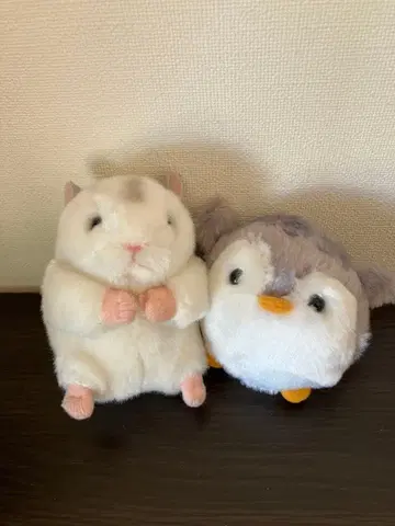 작은 봉제 인형 쥐 펭귄 다람쥐 마스코트 동물원 손바닥 크기 매직