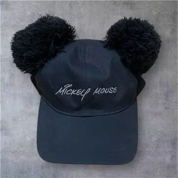 미키마우스 폼폼 귀 캡 디즈니