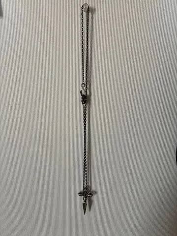 실버 크로스형 펜던트 목걸이