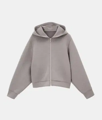 PLST 플라스테 라이트 벌룬 지퍼 후드티 M 그레이지