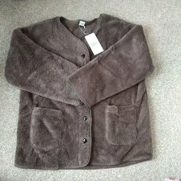 cococi LDK 홈웨어 플리스 자켓 M~L 브라운 타월 미술관