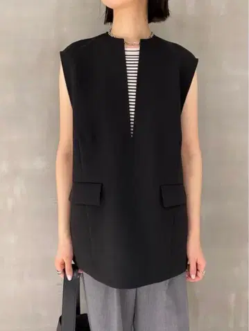 Mila Owen 미라 오웬 키넥 코쿤 풀 베스트 포멀 블랙