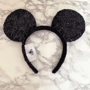 미키 스팽글 머리띠