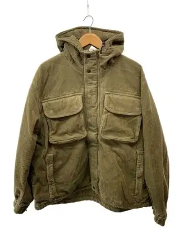 Keboz 코듀로이 후드 자켓 카키