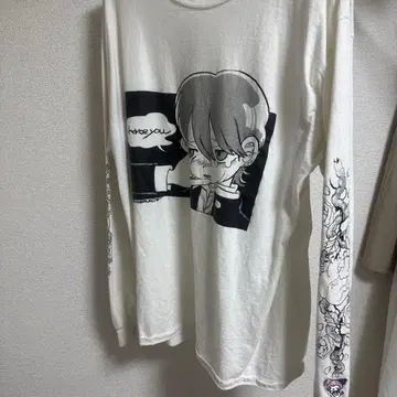 애니메이션 캐릭터 긴팔 티셔츠