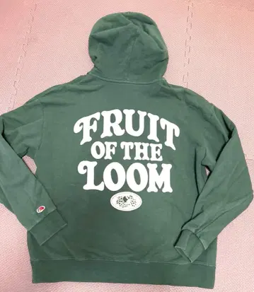 FRUIT OF THE LOOM 집업 후드 맨투맨 ( M 그린 )