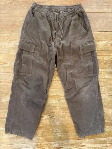 JOHNBULL 젬블 코듀로이 팬츠 S 브라운