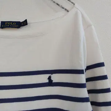 폴로 랄프로렌 보더 무늬 7부 소매 롱 티셔츠/원피스 SP