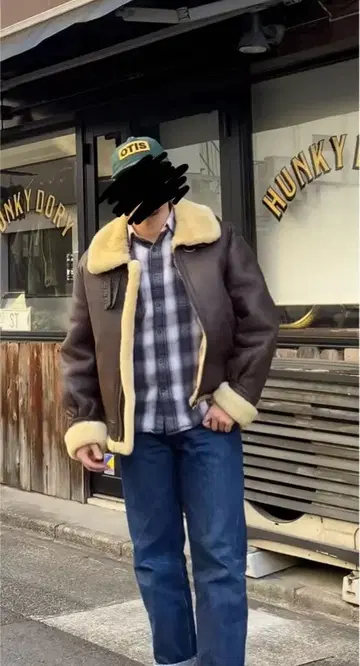 b-3 무스탕 자켓 플라이트 자켓 남성용 M