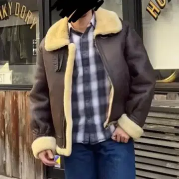 b-3 무스탕 자켓 플라이트 자켓 남성용 M