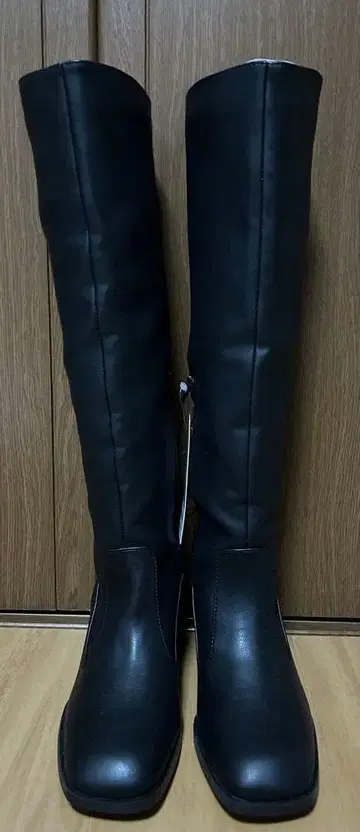 택 포함 새상품 GU 힐 롱 부츠