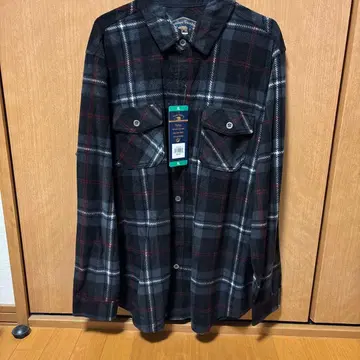 Freedom Foundry 플란넬 셔츠 블랙/레드 체크