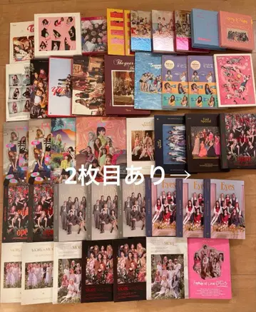 twice 앨범 CD 묶음 판매 62점