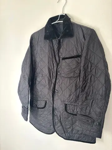 TAKEO KIKUCHI 블랙 퀼팅 자켓