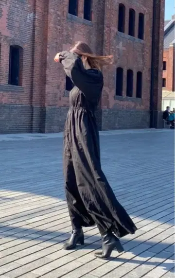 카스타네 크링클 머메이드 원피스