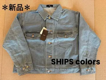 SHIPS colors 라이트 블루 데님 자켓
