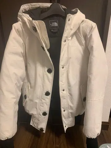 THE NORTH FACE 화이트 다운 자켓 XS