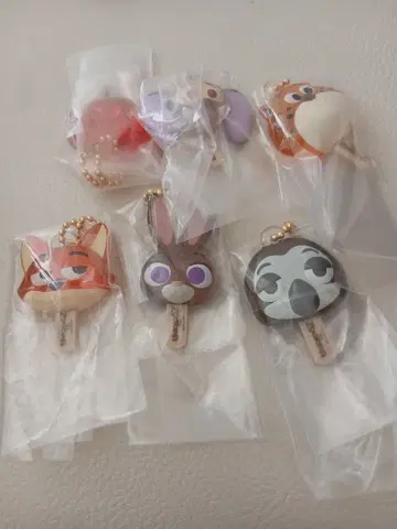 주토피아 아이스 캔디 참 6개 컴플리트 닉 가챠