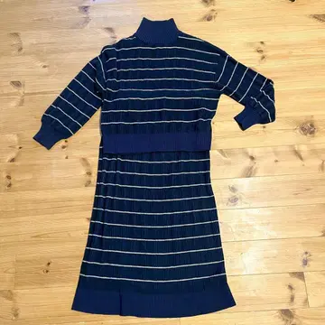 [ 새상품급 ] BEAMS HEART 네이비 스트라이프 셋업