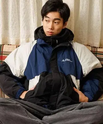 niko and - 나일론 스탠드 블루종