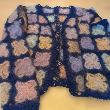 플라워 모티브 가디건