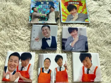 요시모토 흥업 연예인 굿즈 와규 7종 세트 캔 배지 마그넷