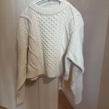 3.1 필립 림 아이보리 케이블 니트 XS