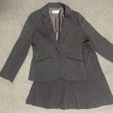 여성용 자켓 수트 상하의 세트 다크 그레이 세레모니 식복