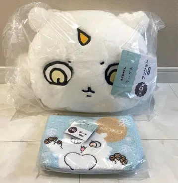 에니마이 복권 치이카와 D상 파우치 쿠션 아노코 세트