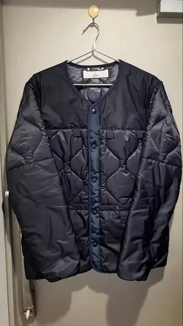 [ also ] 노카라 퀼팅 자켓