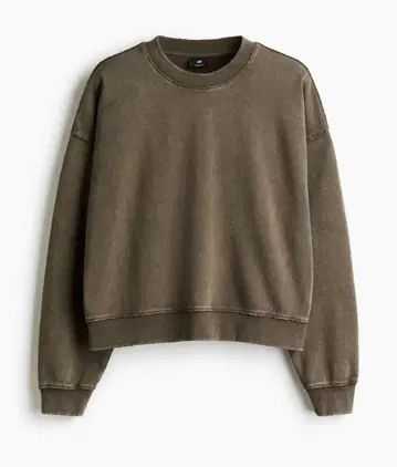 [매장 즉시 완판] H&M 오버사이즈 핏 룩 스웨트셔츠 XL