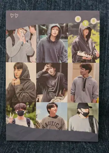 BTS 국 메모장 낱개 판매 5장 단위