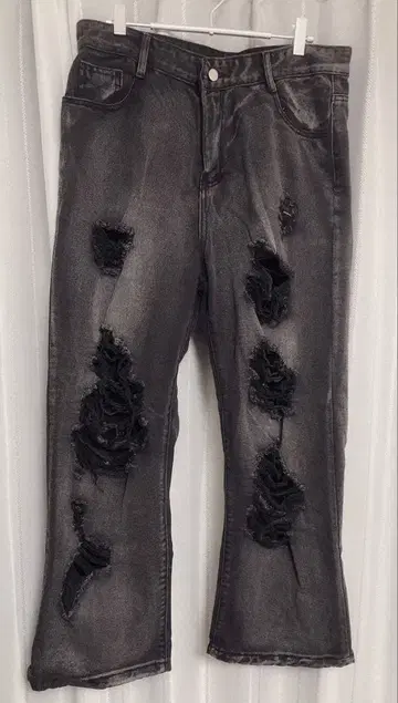 [ Diable baiser ] 크러쉬 데님 데미지 진