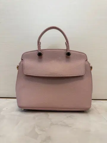 FURLA 핑크 가죽풍 핸드백
