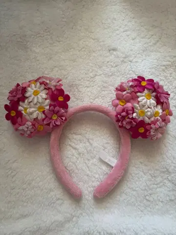 꽃 모양 미키 머리띠