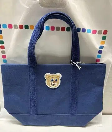 미사용 새상품 올드 테디 와펜 토트백 페이러 네이비 ( 소 ) L