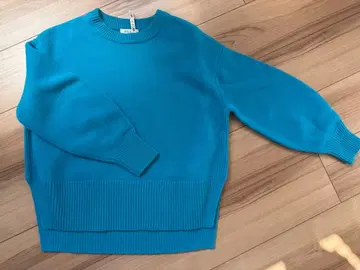 PLST 플라스테 니트 모 100% 블루