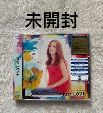 미개봉, 니시노 카나 Just LOVE 초회 한정판 CD+DVD
