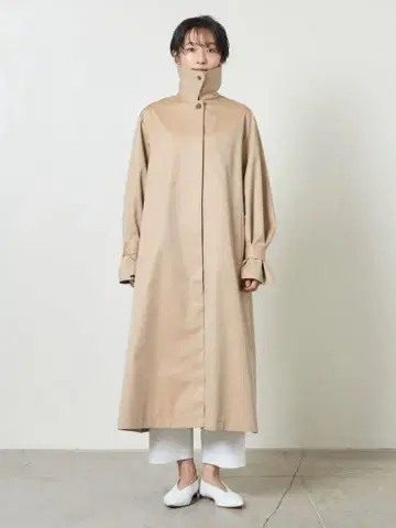 MARW UNITED ARROWS 스텐칼라 롱 코트