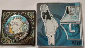 캔뱃지 고죠 사토루 벌스데이 주술회전 아크릴 피규어 생일 아크릴