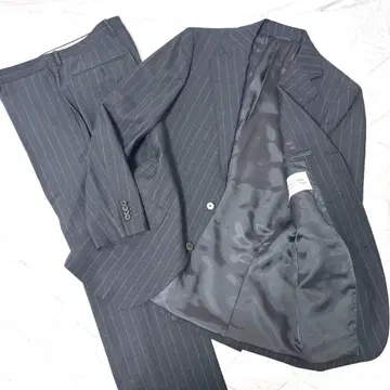 유니버설 랭귀지 셋업 레다 차콜 스트라이프 단회전 M