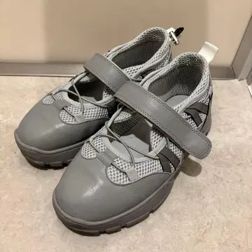 rockfish weatherwear 그레이 메쉬 스니커즈 벨크로