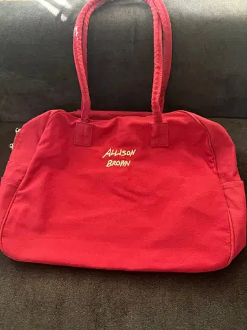 앨리슨 브라운 Holiday Canvas Bag 레드