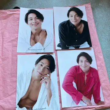 준레츠 시라카와 유지로 씨 편의점 랜덤 사진 4장 세트