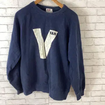12.12 t637 VAN 트레이닝복 M 긴팔 로고 프린트 속기모