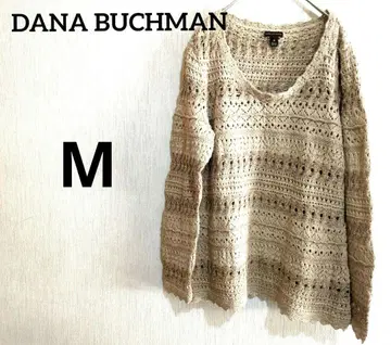 DANA BUCHMAN 베이지 레이스 니트 [ M ]