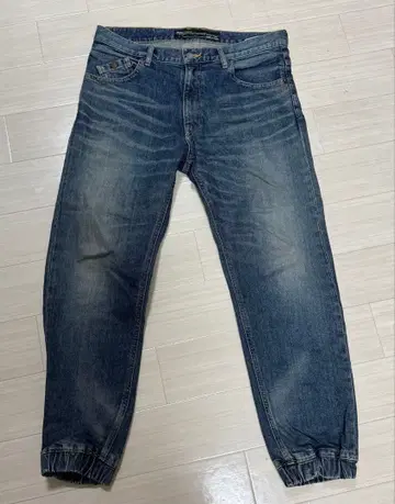 백 채널 데님 조거 팬츠 L