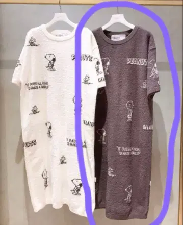 GELATO PIQUE x PEANUTS 반팔 원피스