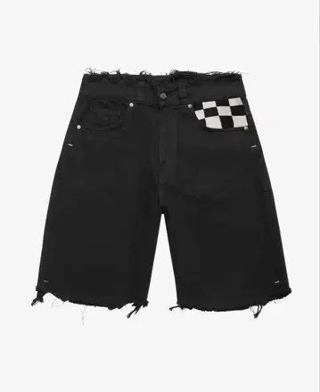 ASKYURSELF FRAYED BAGGY DENIM SHORTS