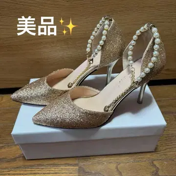 새상품급 파티 결혼식 하이힐 24.5cm